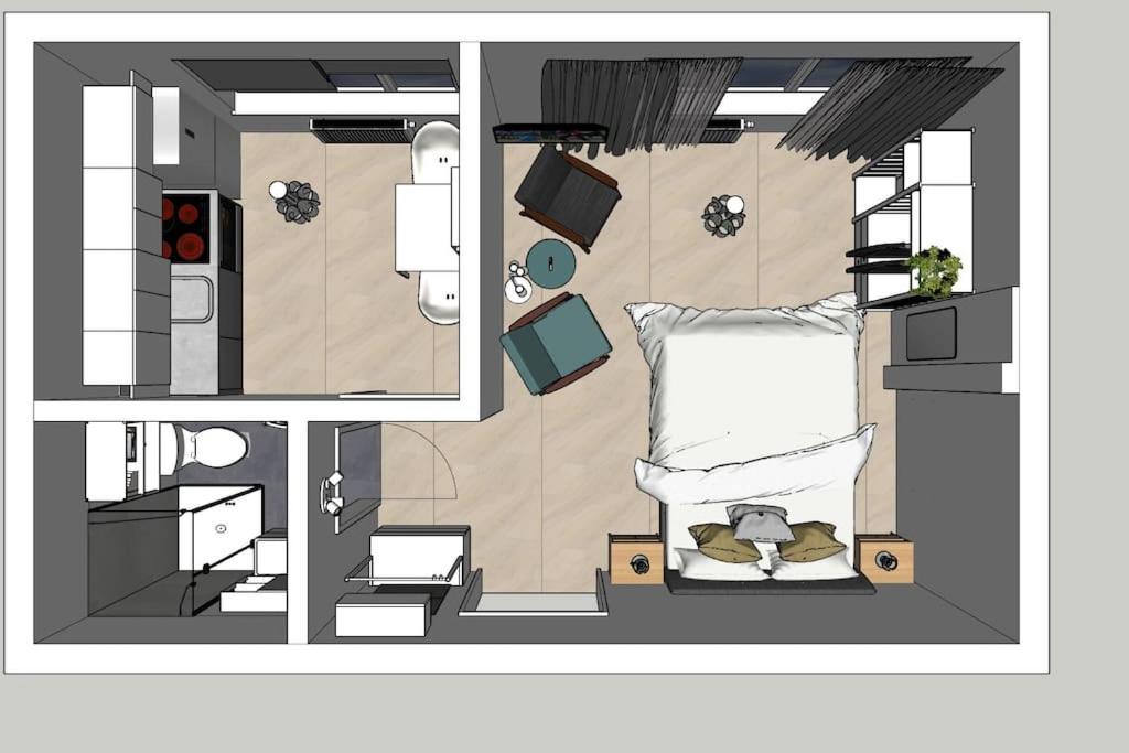 City Apartment Rudolf 26M2 Graz Bagian luar foto